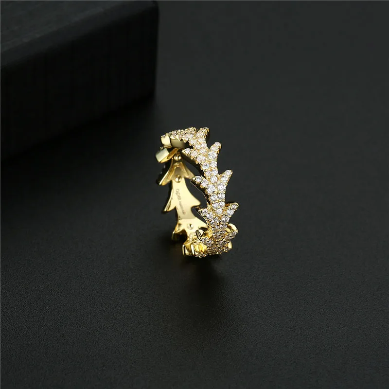 Funmode Elegant Leaf Shape Gold Color Black Gun plated Ring For Women Jewelry anillos mujer Engagement Ring Wholesale FR127
Funmode Elegant Leaf Shape Gold Color Black Gun plated Ring For Women Jewelry anillos mujer Engagement Ring Wholesale FR127
