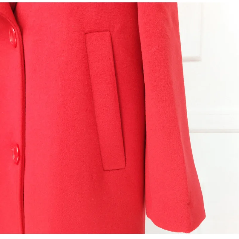 Autumn Winter Women Wool Coat Loose Imitation Cashmere Outerwear Padded Lining Overcoat Fashion Plus size 6XL Woolen jacket Lady 
Autumn Winter Women Wool Coat Loose Imitation Cashmere Outerwear Padded Lining Overcoat Fashion Plus size 6XL Woolen jacket Lady