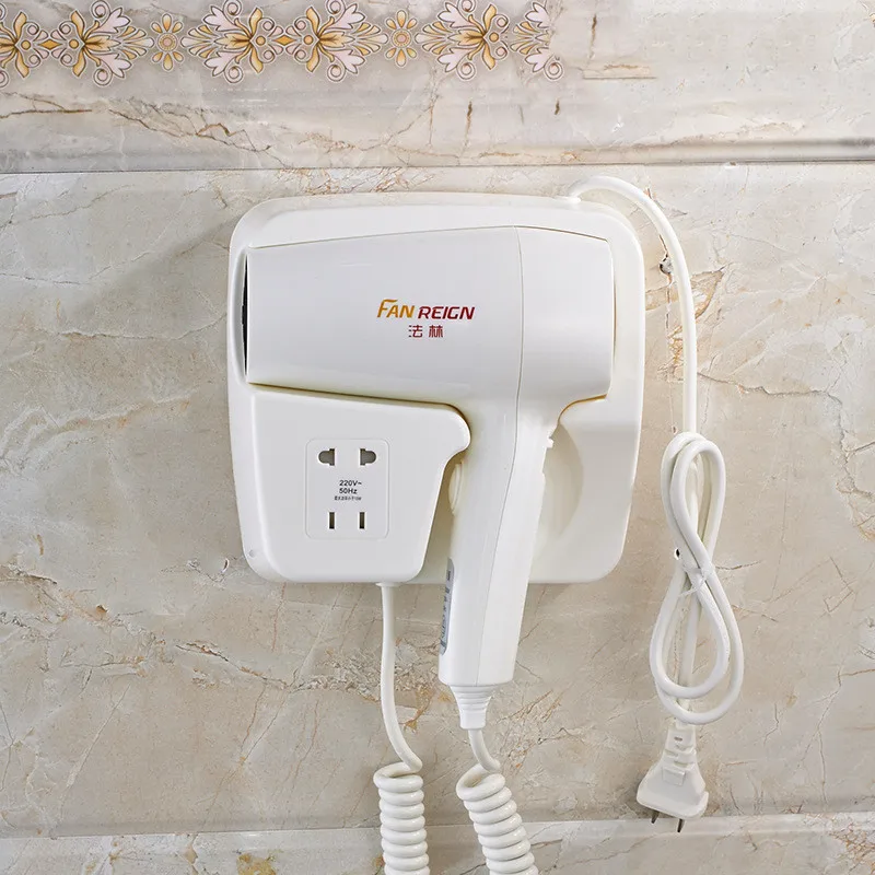 X-7717 ABS Plastic Hotel Household Bathroom Wall-mounted Hair Dryer Hair Blower 1600W with 2 Gear Hot and Cold Wind
X-7717 ABS Plastic Hotel Household Bathroom Wall-mounted Hair Dryer Hair Blower 1600W with 2 Gear Hot and Cold Wind