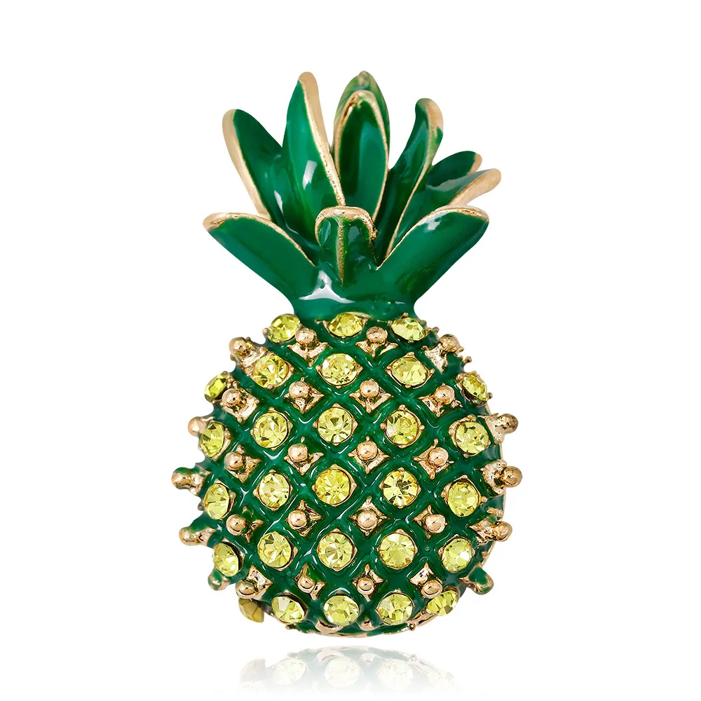 New Rhinstone Pineapple Brooches For Women Enamel Fruits Party Casual Brooch Pins Gifts wholesale
New Rhinstone Pineapple Brooches For Women Enamel Fruits Party Casual Brooch Pins Gifts wholesale