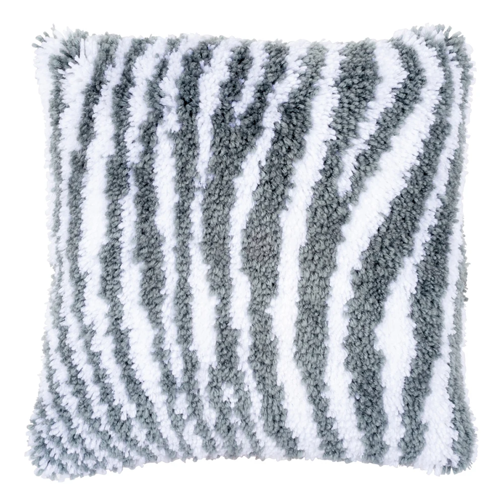 Latch Hook Pillowcase Kits Cushions Embroidery Button Package Hobby and Needlework with Printed Stripe For Adults 
Latch Hook Pillowcase Kits Cushions Embroidery Button Package Hobby and Needlework with Printed Stripe For Adults