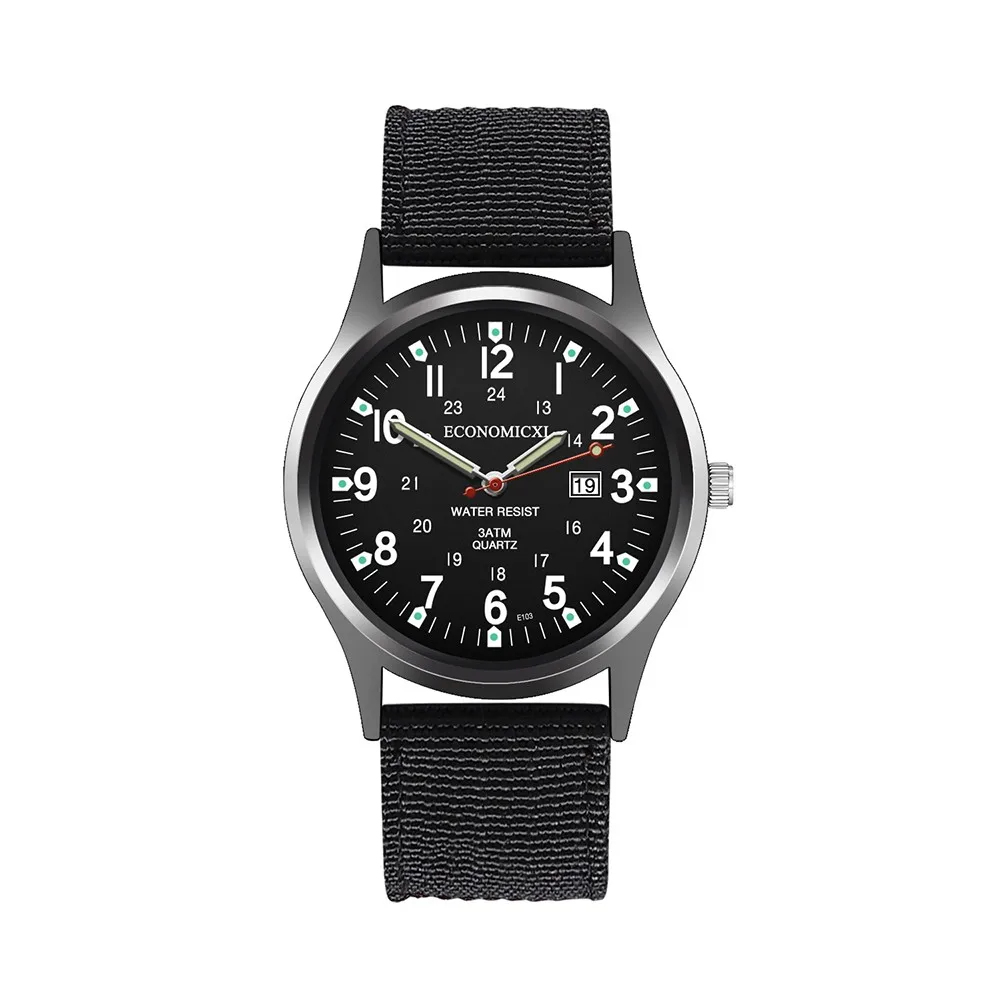 Mens Watches Top Quartz Brand Luxury Sports Clock Male Canvas Watch Wristband Quartz Wrist Watch Analog Gifts Relogio Masculino
Mens Watches Top Quartz Brand Luxury Sports Clock Male Canvas Watch Wristband Quartz Wrist Watch Analog Gifts Relogio Masculino