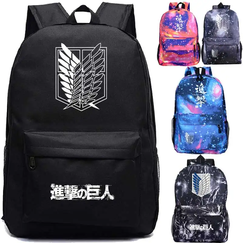 Attack on Titan Backpack Students Boys Girls Bags Fashion New Pattern Attack on Titan Schoolbag Teens Daily Backpack Travel Bag
Attack on Titan Backpack Students Boys Girls Bags Fashion New Pattern Attack on Titan Schoolbag Teens Daily Backpack Travel Bag