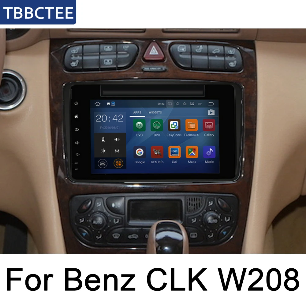 Мультимедийная система для Mercedes Benz CLK C208 W208 1996 ~ 2008 NTG Android DVD плеер GPS навигация