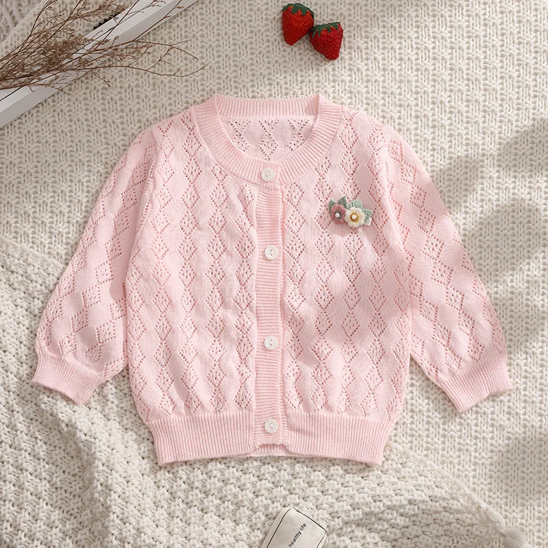 Toddler Little Girls Long Sleeve Cotton Knit Cardigan Kids Sweaters for Birthday Party with Flowers 0-5Y
Toddler Little Girls Long Sleeve Cotton Knit Cardigan Kids Sweaters for Birthday Party with Flowers 0-5Y