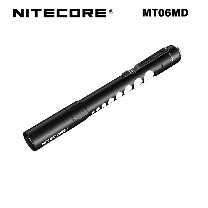 

NITECORE MT06MD 180 lumens professional medical flashlight with Nichia 219B LED, powered by 2 AAA batteries