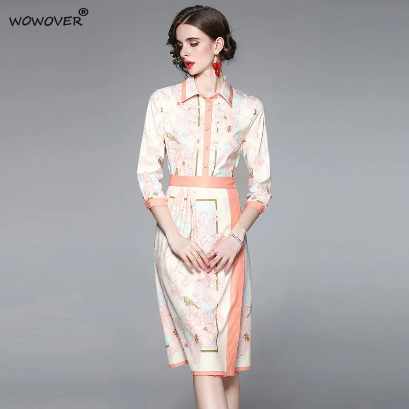2021 Fall Fashion Runway 2 Piece Dress Sets for Women Elegant Lady Print Blouse Suits with Skirt Casual Office Outfits Female
2021 Fall Fashion Runway 2 Piece Dress Sets for Women Elegant Lady Print Blouse Suits with Skirt Casual Office Outfits Female