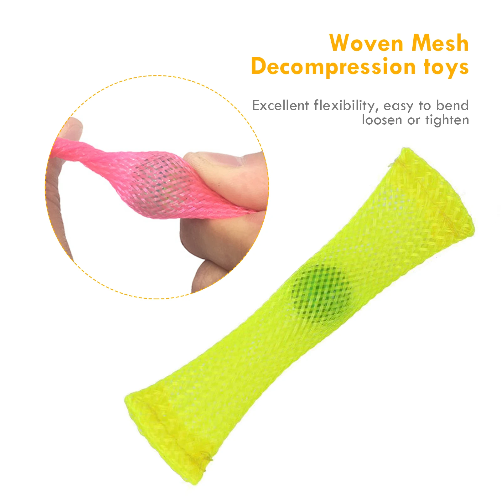 

5Fidget Toy Mesh and Marble Increase Focus Sensory Stress Relieve Toys for Children and Adults with ADHD ADD OCD Autism Anxiety