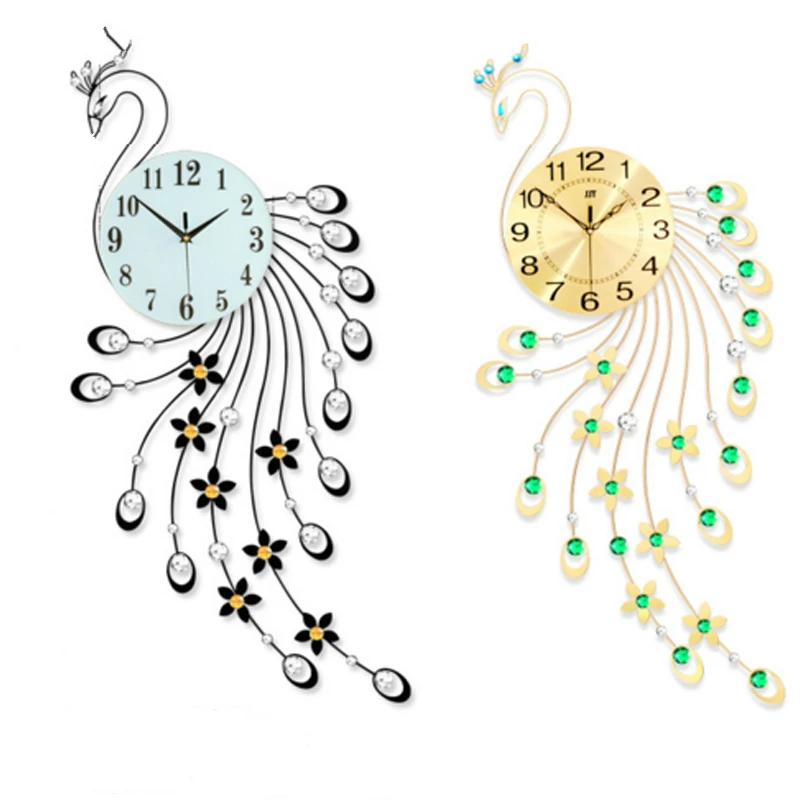 Peacock clock wall clock living room art personality restaurant hanging table luminous creative fashion mute bedroom decoration
Peacock clock wall clock living room art personality restaurant hanging table luminous creative fashion mute bedroom decoration