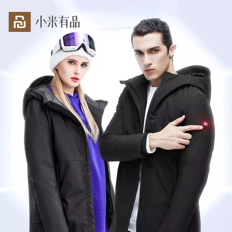 New Youpin Heating Medium Long Goose Down Jacket Women Men Fashion Coat Oversize Outdoor Female Winter Alpine Three Gear Control
New Youpin Heating Medium Long Goose Down Jacket Women Men Fashion Coat Oversize Outdoor Female Winter Alpine Three Gear Control