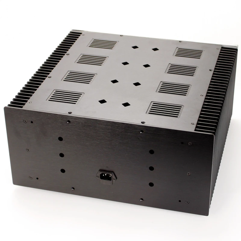 Vogue 412*430*200MM All-aluminum Rear Stage Amplifier Chassis Box House DIY Enclosure With Feet Screws Amplifier Case Shell
Vogue 412*430*200MM All-aluminum Rear Stage Amplifier Chassis Box House DIY Enclosure With Feet Screws Amplifier Case Shell