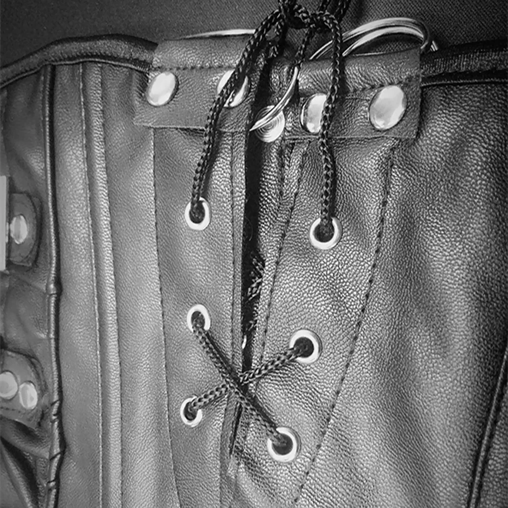 Corset tank PU leather corset steam punk decorated for women black belt buckle
Corset tank PU leather corset steam punk decorated for women black belt buckle