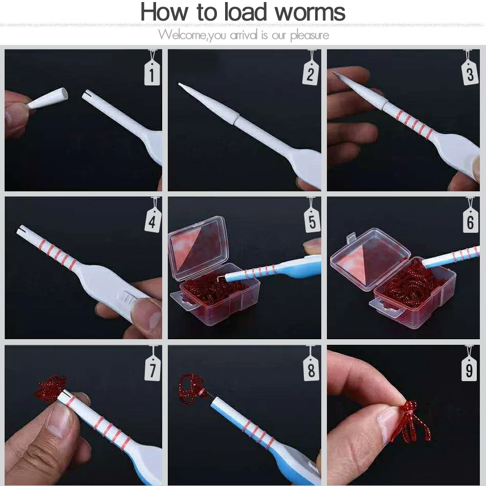 MNFT 1Set Red Worm Lobworm Maggots Carp Fishing Bander Fishing Accessories Baits Tools
MNFT 1Set Red Worm Lobworm Maggots Carp Fishing Bander Fishing Accessories Baits Tools