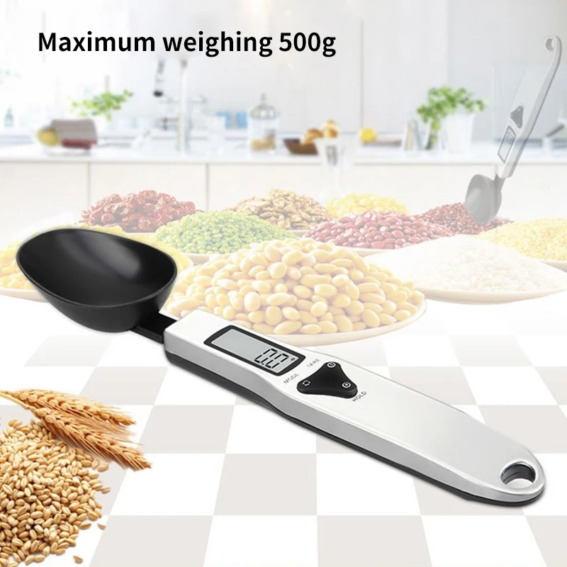 Electronic Measuring Spoon Baking Tools Kitchen Small Grams Spoon Scale Milk Powder Supplementary Food Weighing Rice Flour Flour
Electronic Measuring Spoon Baking Tools Kitchen Small Grams Spoon Scale Milk Powder Supplementary Food Weighing Rice Flour Flour