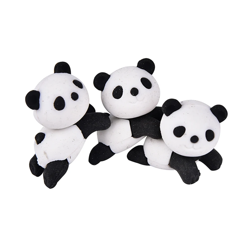 Kawaii panda ластик стирательная резинка милые корейские канцелярские принадлежности