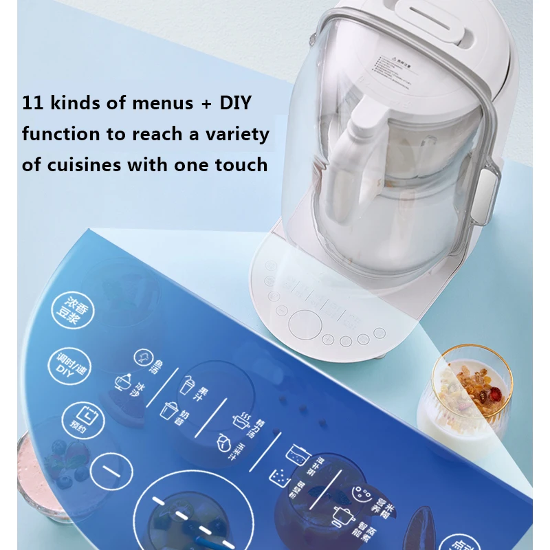 Portable Fruit Salad Blender Juicer Multi-Function Food Cooking Machine Blender Household Automatic Heating Soymilk Machine
Portable Fruit Salad Blender Juicer Multi-Function Food Cooking Machine Blender Household Automatic Heating Soymilk Machine