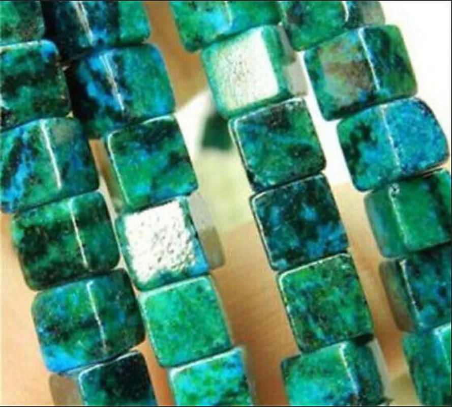 2pcs 6x6mm Azurite Chrysocolla Gems Square Loose Bead 15"
2pcs 6x6mm Azurite Chrysocolla Gems Square Loose Bead 15"
