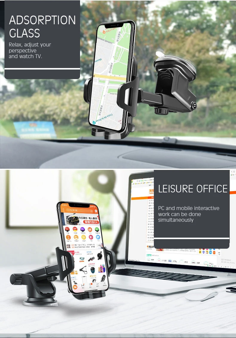 2021 Sucker Car Phone Holder Mobile Phone Holder Stand in Car No Magnetic GPS Mount Support For iPhone 11 Pro Xiaomi Samsung
2021 Sucker Car Phone Holder Mobile Phone Holder Stand in Car No Magnetic GPS Mount Support For iPhone 11 Pro Xiaomi Samsung