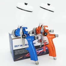 New 0.5mm/0.8mm/1.0mm/1.2mm Nozzle Professional HVLP Mini Paint Spray Gun Airbrush For Painting Car Pneumatic tool sprayer