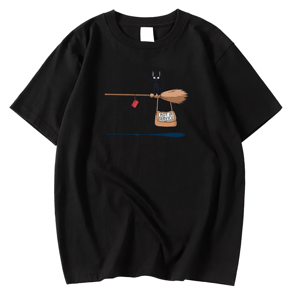 Black Cat on Magic Broom Printing Clothes Casual Breathable Male T-Shirts Spring Summer T Shirts Neck Fashion Tee Shirt Men
Black Cat on Magic Broom Printing Clothes Casual Breathable Male T-Shirts Spring Summer T Shirts Neck Fashion Tee Shirt Men