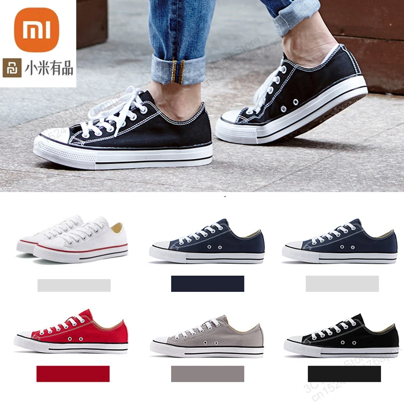 Xiaomi Mijia Men's and women's spring summer canvas shoes low to help casual students couple board shoes sports Flats shoes
Xiaomi Mijia Men's and women's spring summer canvas shoes low to help casual students couple board shoes sports Flats shoes
