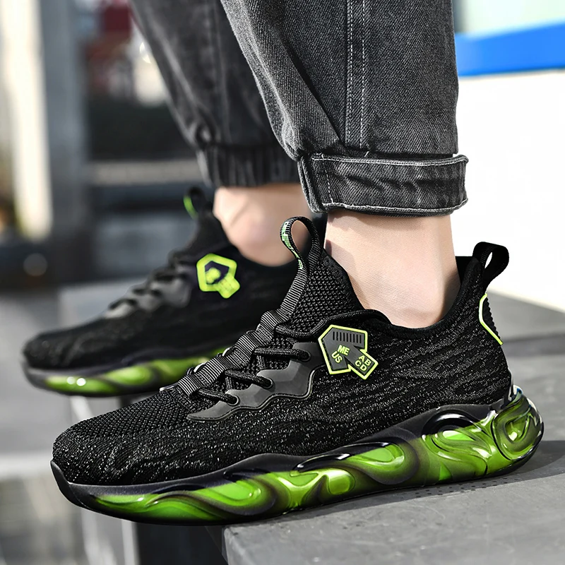 Fashion New Men Running Shoes Breathable Sneakers High Quality Antiskid Damping Sports Shoes Outdoor Comfortable Jogging Shoes
Fashion New Men Running Shoes Breathable Sneakers High Quality Antiskid Damping Sports Shoes Outdoor Comfortable Jogging Shoes