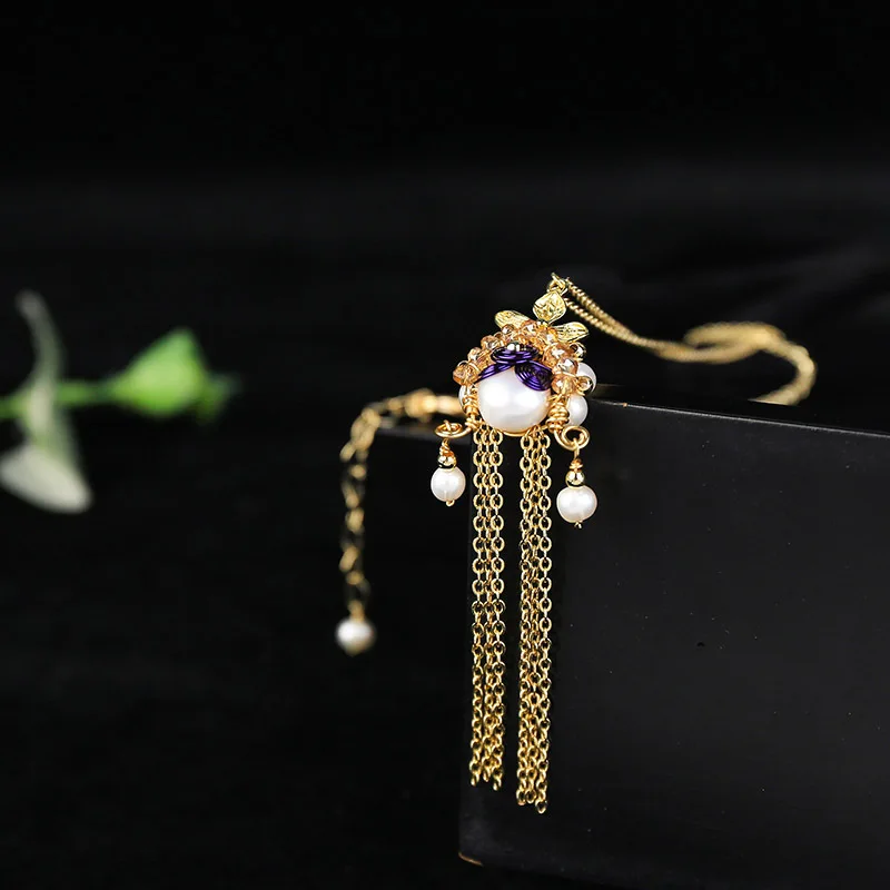 Ethnic Face Shape Long Tassel Pendants Necklace Chains Wedding Engagement Jewelry Vintage Freshwater Pearl Choker for Women XL20
Ethnic Face Shape Long Tassel Pendants Necklace Chains Wedding Engagement Jewelry Vintage Freshwater Pearl Choker for Women XL20