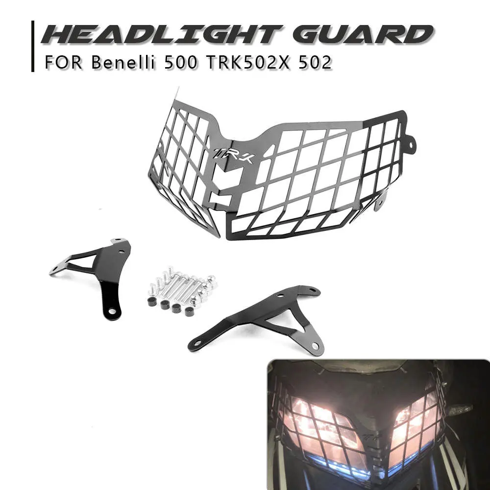 Motorcycle Headlight Guard Grille Protector Cover for Benelli 500 TRK502X TRK500
Motorcycle Headlight Guard Grille Protector Cover for Benelli 500 TRK502X TRK500
