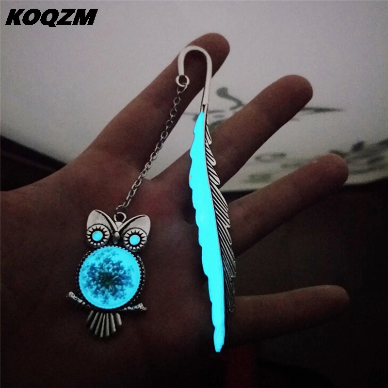 1pc Luminous Glow In The Dark Silver Copper Feather Shape Owl Bookmarks Creative Gift Cute School Supplies Bookmarks For Books
1pc Luminous Glow In The Dark Silver Copper Feather Shape Owl Bookmarks Creative Gift Cute School Supplies Bookmarks For Books