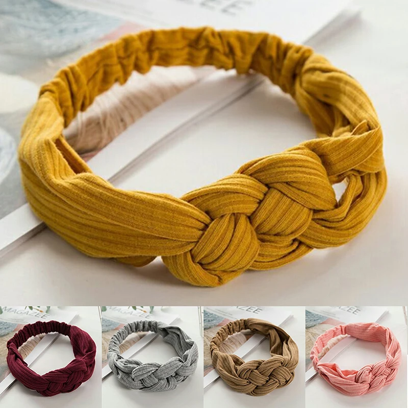 Women Headband Cross Top Knot Elastic Hair Bands Soft Solid Color Girls Hairband Hair Accessories Twisted Knotted Headwrap
Women Headband Cross Top Knot Elastic Hair Bands Soft Solid Color Girls Hairband Hair Accessories Twisted Knotted Headwrap