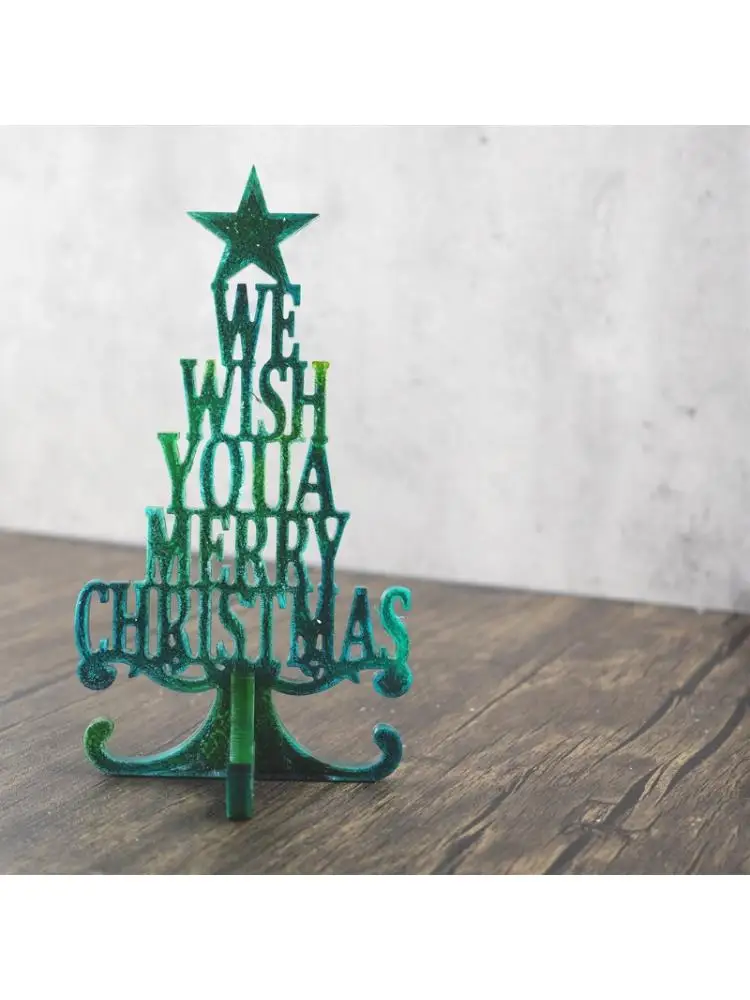 Christmas Tree Ornaments Epoxy Resin Mold Merry Christmas Home Decor Art Mould Y3NE 
Christmas Tree Ornaments Epoxy Resin Mold Merry Christmas Home Decor Art Mould Y3NE