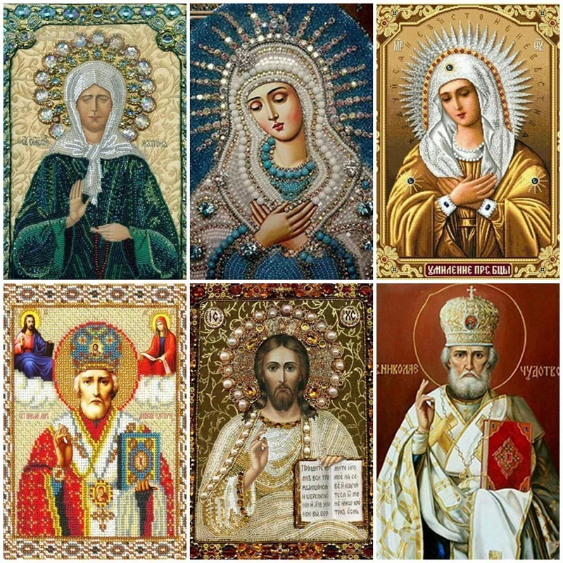 Diamond Embroidery Mosaic Full Drill Religion Figure Diamond Painting Virgin Mary Rhinestone Cross Stitch Home Decor Diy Gift
Diamond Embroidery Mosaic Full Drill Religion Figure Diamond Painting Virgin Mary Rhinestone Cross Stitch Home Decor Diy Gift