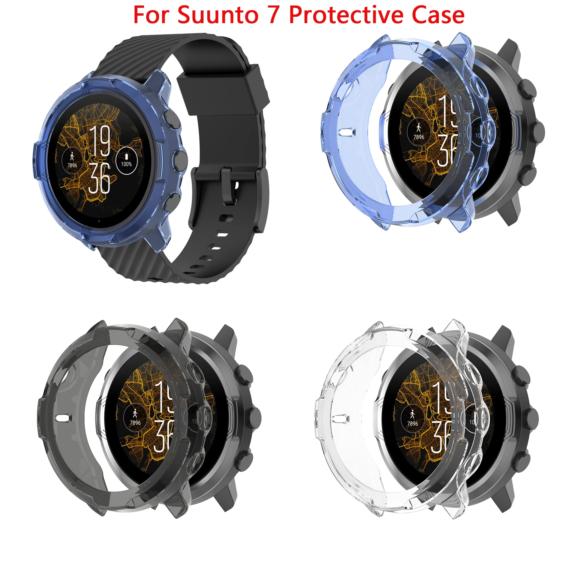 For Suunto7 TPU Case Protective Shell Anti Scratch Cover Smart Watches Protection Cases For Suunto 7 Protector Accessories
For Suunto7 TPU Case Protective Shell Anti Scratch Cover Smart Watches Protection Cases For Suunto 7 Protector Accessories