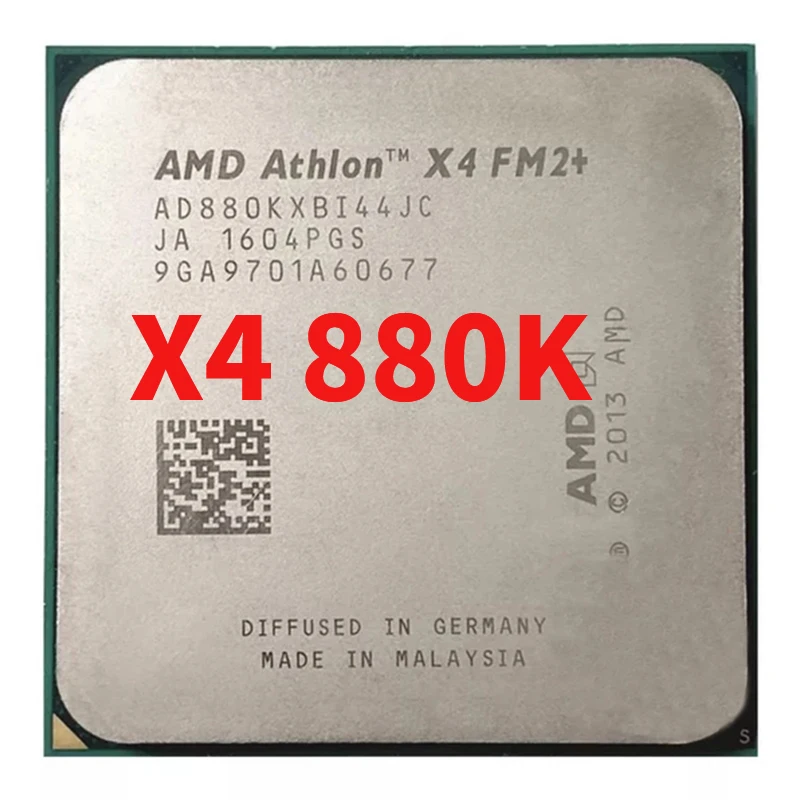 

AMD Athlon X4 880K X4 880 K 4.0 GHz Quad-Core CPU Processor AD880KXBI44JC Socket FM2+