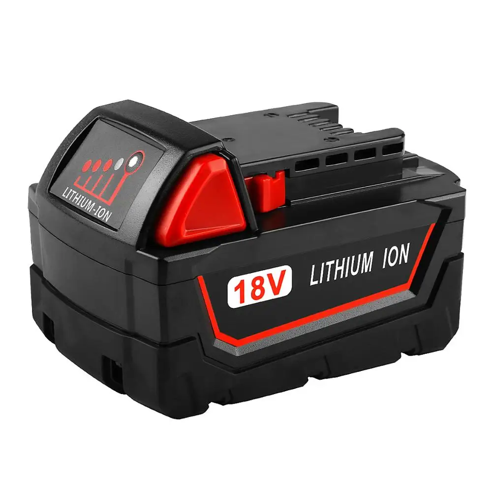 High Quality 18V 6000mAh Li-Ion Replacement Power Tool Battery for Milwaukee For M18 XC 48-11-1815 M18B2 M18B4 M18BX Li18
High Quality 18V 6000mAh Li-Ion Replacement Power Tool Battery for Milwaukee For M18 XC 48-11-1815 M18B2 M18B4 M18BX Li18