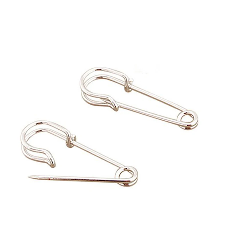 Fashion Unisex Safety Pin Ear Studs Clip-On Copper Earrings Gold Pin Hip Hop Stud Earrings Creative Jewelry
Fashion Unisex Safety Pin Ear Studs Clip-On Copper Earrings Gold Pin Hip Hop Stud Earrings Creative Jewelry