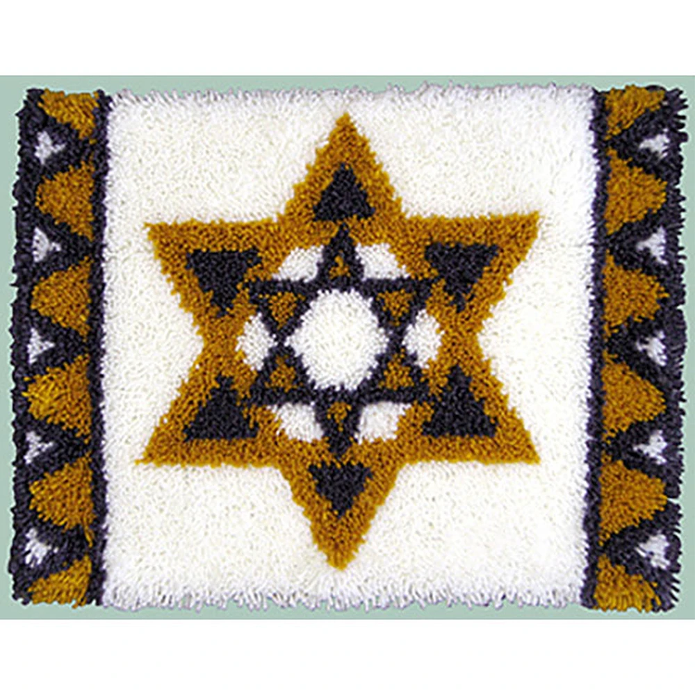 Latch hook kits with printed pattern Crafts for adults Star pattern Colorful hive rug Cross stitch kits Home decoration Hobby
Latch hook kits with printed pattern Crafts for adults Star pattern Colorful hive rug Cross stitch kits Home decoration Hobby
