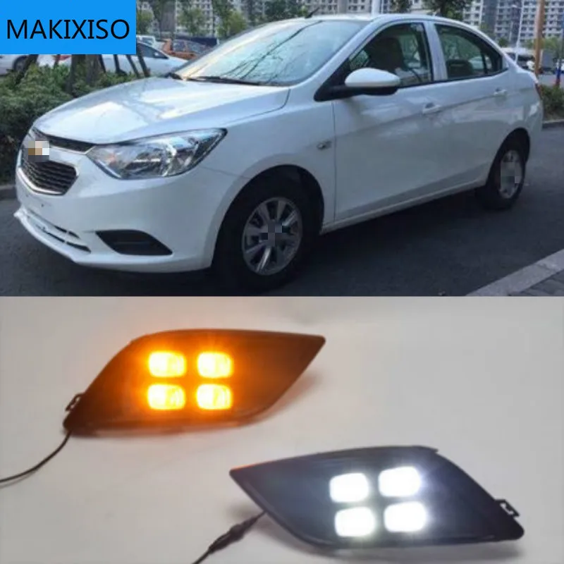 2 шт. светодиодный светильник дневного света для автомобиля Chevrolet Sail 2014 2015 2016 2017 DRL белый светильник сигнала поворота желтый синий противотуманный фонарь
2 шт. светодиодный светильник дневного света для автомобиля Chevrolet Sail 2014 2015 2016 2017 DRL белый светильник сигнала поворота желтый синий противотуманный фонарь
