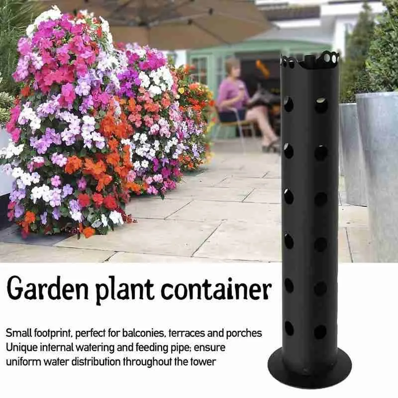 70cm Black Standing Plant Flower Tower Garden Plant Container Gardening Pots Home Flower Planting Tools Container
70cm Black Standing Plant Flower Tower Garden Plant Container Gardening Pots Home Flower Planting Tools Container