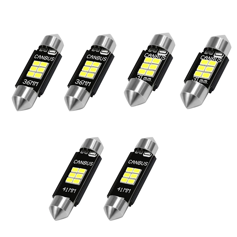 Сверхъяркий чипсет 400 люмен 3020, светодиодные лампы без ошибок Canbus для внутреннего освещения автомобиля, номерного знака, купольной карты, дв... 
Сверхъяркий чипсет 400 люмен 3020, светодиодные лампы без ошибок Canbus для внутреннего освещения автомобиля, номерного знака, купольной карты, дв...