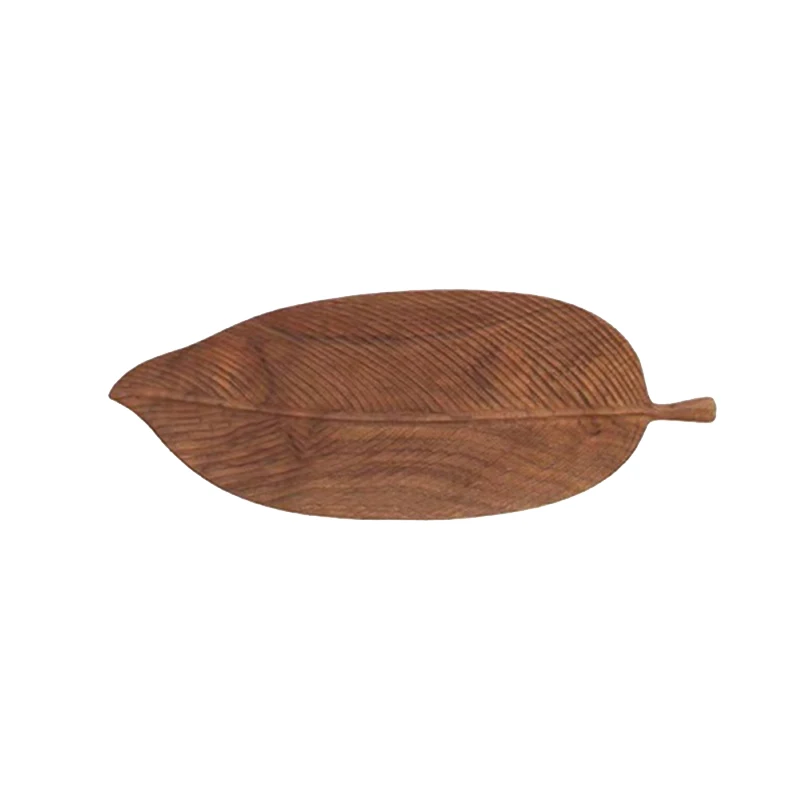 Wooden Leaf Tray for Tea Set Cup Fruit Snacks Dessert Home Decoration for Hotel Office Black Walnut Leaves Plate Sample
Wooden Leaf Tray for Tea Set Cup Fruit Snacks Dessert Home Decoration for Hotel Office Black Walnut Leaves Plate Sample