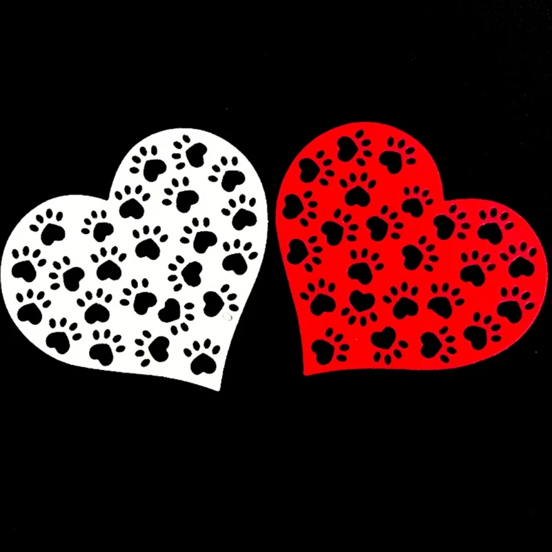 Heart Dog Paw Metal Cutting Dies Stencil Scrapbooking DIY Album Stamp Paper Card Mold Embossing Decoration Craft
Heart Dog Paw Metal Cutting Dies Stencil Scrapbooking DIY Album Stamp Paper Card Mold Embossing Decoration Craft