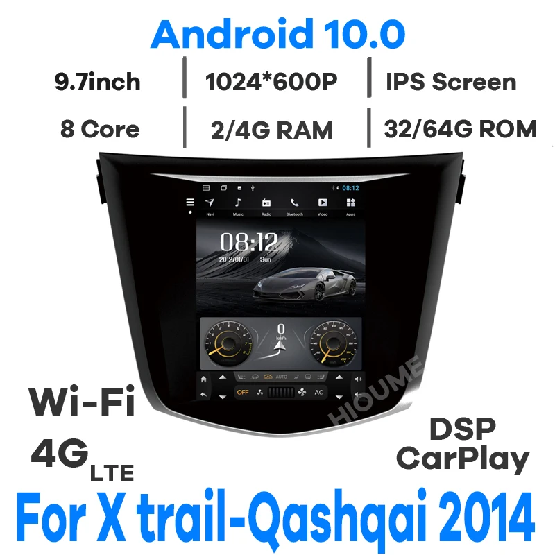 4core Android 10.0 Tesla Screen Car Multimedia For Nissan X-trail Qashqai 2014 2015 2016 2018 2019 Radio Stereo 4G wifi Carplay
4core Android 10.0 Tesla Screen Car Multimedia For Nissan X-trail Qashqai 2014 2015 2016 2018 2019 Radio Stereo 4G wifi Carplay