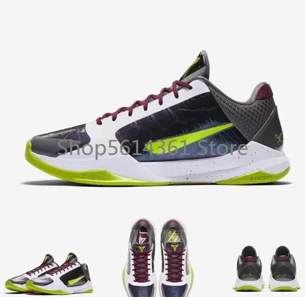 Новое поступление Zoom 5 Protro Chaos 2020 Kobes V Баскетбольная обувь для мужчин 5S кроссовки