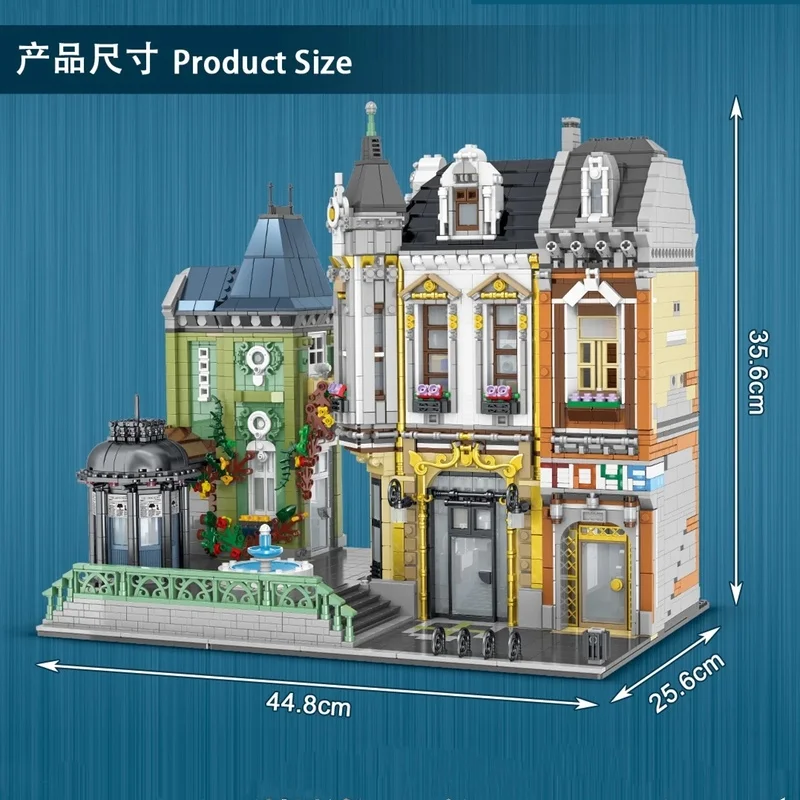 IN STOCK 10190 5477pcs Creative Street Blocks Brick Series View Toys Store Afol Square Building Blocks Brick Education Toys
IN STOCK 10190 5477pcs Creative Street Blocks Brick Series View Toys Store Afol Square Building Blocks Brick Education Toys