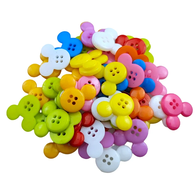HL 50pcs 22mmx20mm Mouse Head Mixed Color 4 Holes Plastic Buttons Children's Apparel Sewing Accessories DIY Scrapbooking
HL 50pcs 22mmx20mm Mouse Head Mixed Color 4 Holes Plastic Buttons Children's Apparel Sewing Accessories DIY Scrapbooking