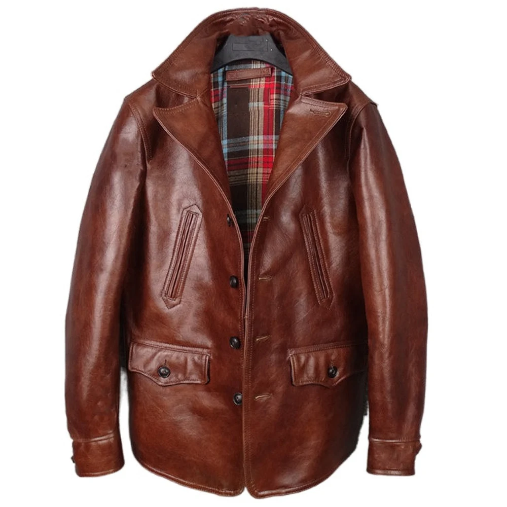 Simple Fashion Mans Cowhide Jacket Real Leather Coats Japanese Vintage Street Coats Man Genuine Leather Overcoats Luxury Brand
Simple Fashion Mans Cowhide Jacket Real Leather Coats Japanese Vintage Street Coats Man Genuine Leather Overcoats Luxury Brand