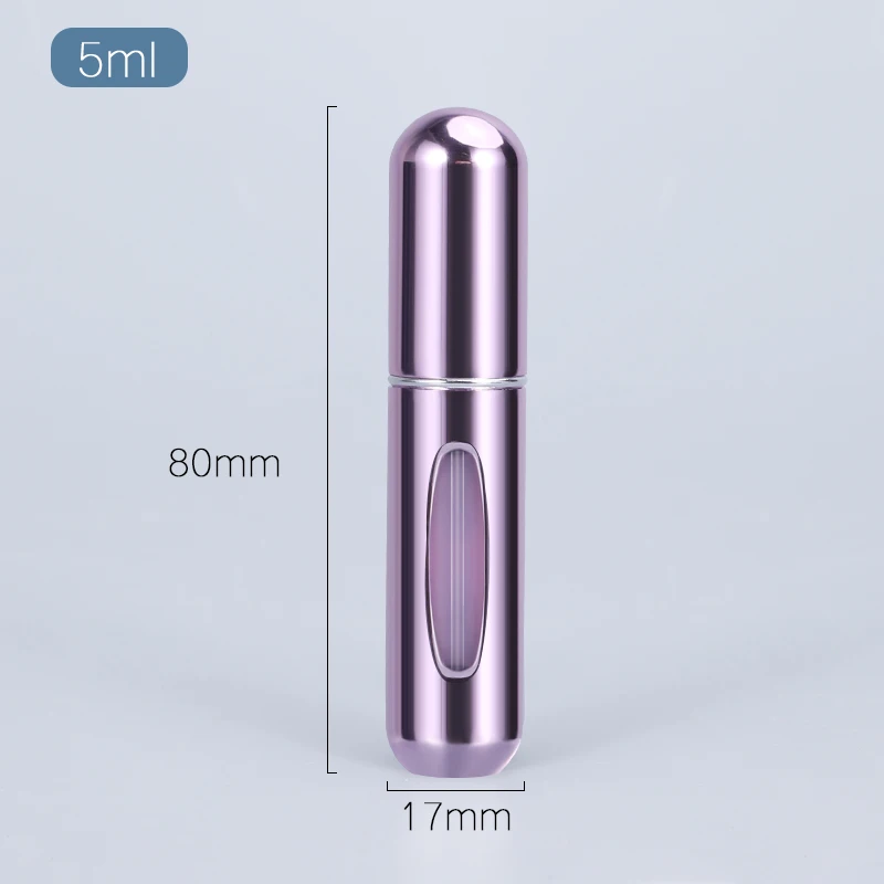 5ml Perfume Atomizer Portable Liquid Container For Cosmetics Mini Aluminum Spray Alcochol Empty Bottle Refillable For Traveling
5ml Perfume Atomizer Portable Liquid Container For Cosmetics Mini Aluminum Spray Alcochol Empty Bottle Refillable For Traveling