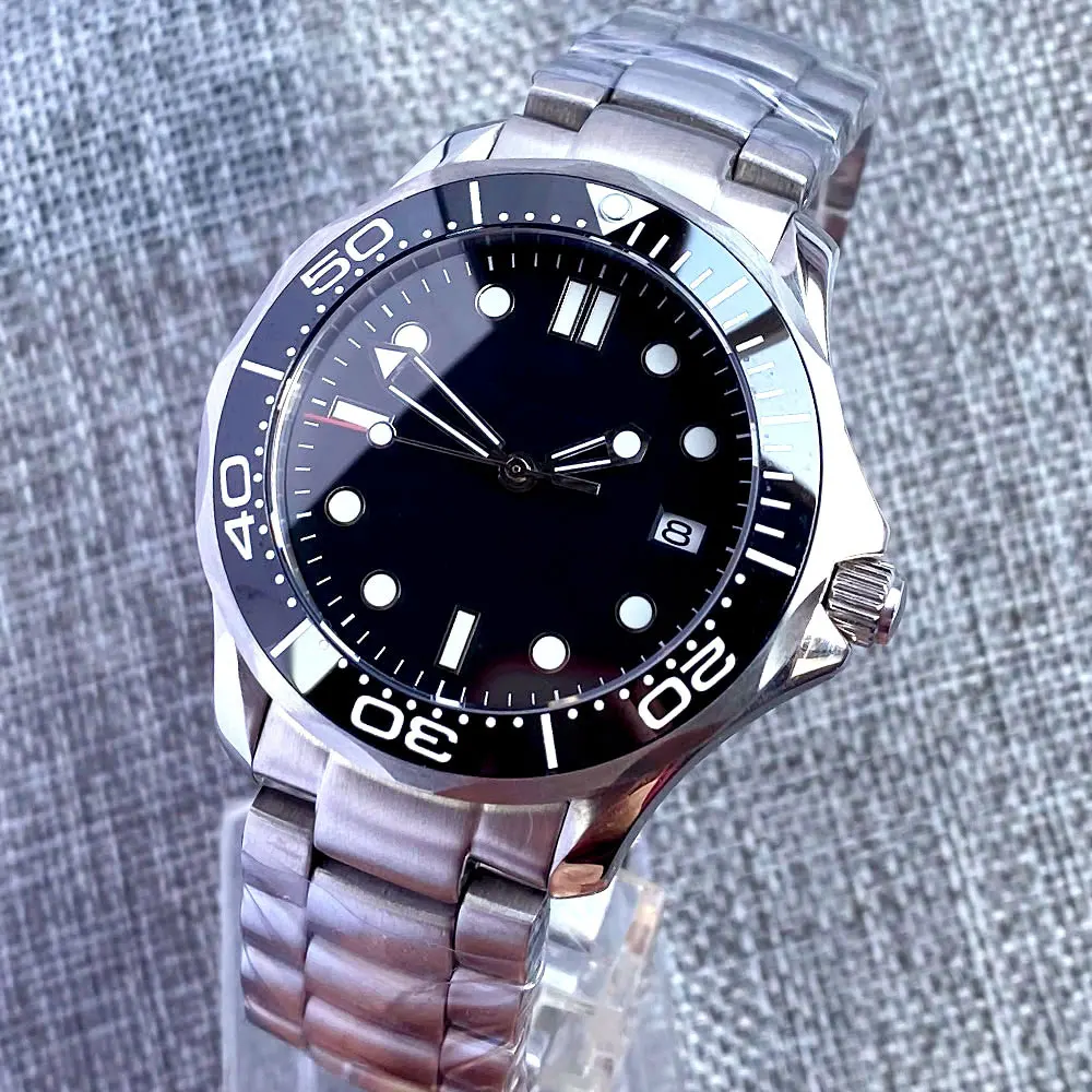 NH36A 41mm Sterile Automatic Mens Watch 10BAR Sapphire Cyrstal Black/Blue/White Dial Date Window Ceramic Bezel Insert Luminous
NH36A 41mm Sterile Automatic Mens Watch 10BAR Sapphire Cyrstal Black/Blue/White Dial Date Window Ceramic Bezel Insert Luminous