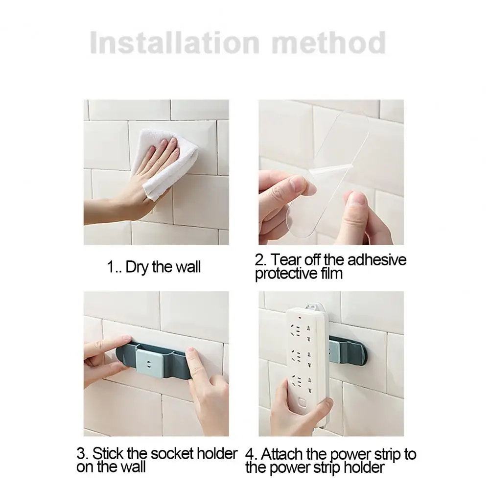 HOT SALES!!! 2Pcs Wall Mount Power Strip Holder Punch Free Adhesive Fixator Cable Organizer
HOT SALES!!! 2Pcs Wall Mount Power Strip Holder Punch Free Adhesive Fixator Cable Organizer